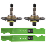 8TEN Spindle Hi-Lift Blade Kit for MTD Cub Cadet 42