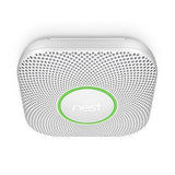 Nest Protect 2nd Generation Smart Smoke/Carbon Monoxide Wired Alarm, White