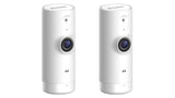 D-Link HD Mini Indoor WiFi Security Camera 2-Pack, Cloud Recording, Motion Detection & Night Vision, DCS-8000LH/2PK, Works with Alexa and Google Assistant