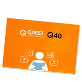 Quest Q40 Metal Detector with 11x9 TurboD Waterproof Search Coil