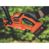 BLACK+DECKER LHT2436 40-Volt High Performance Cordless Hedge Trimmer, 24- (Renewed)