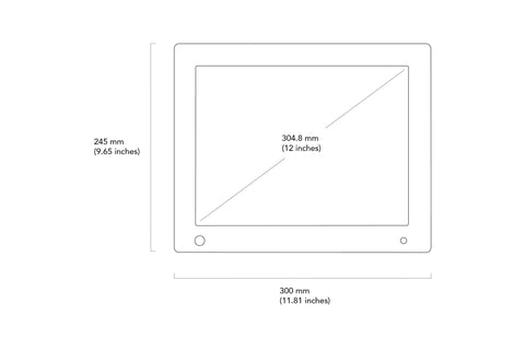 NIX Advance Digital Photo Frame 12 inch X12D. Electronic Photo Frame USB SD/SDHC. Digital Picture Frame with Motion Sensor. Remote Control and 8GB USB Stick Included
