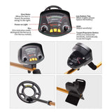 Metal Detector MD-3009II Gold Detectors Treasure Finder Detectors Within 8 Inches Adjustable Sensitivity And Headphone Jack