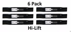 Stens 6 Pack 330-149 Hi-Lift Blade for Simplicity 5020843SM A48184SM 5020843