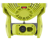 Ryobi 18-Volt ONE+ Hybrid Portable Fan(P3320) with P163 Lithium-Ion Battery(2.00Ah) and Charger (Renewed)