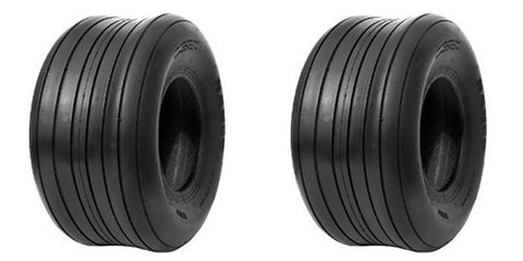LOT OF TWO (2 15X6.00-6 15x6.00x6 6 ply Rated Tubeless Rib Tires HEAVY DUTY
