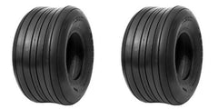 LOT OF TWO (2 15X6.00-6 15x6.00x6 6 ply Rated Tubeless Rib Tires HEAVY DUTY