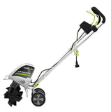 Earthwise TC70001 Electric Corded Tiller, 11-Inch, 8.5-Amp, Grey (Renewed)