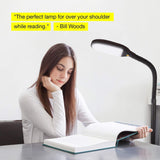 Brightech Litespan LED Bright Reading and Craft Floor Lamp - Modern Standing Pole Light & Gooseneck - Dimmable, Adjustable Task Lighting Great in Sewing Rooms, Bedrooms - Havana Brown