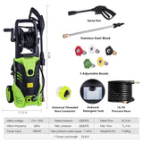 3000 PSI Pressure Washer 1.8GPM Power Washer Electric Pressure Washer Cleaner Machine with Hose Reel and 5 Interchangeable Nozzles