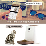 JEMPET 12 Meals Auto Pet Feeder, 1080P HD WiFi Pet Camera Night Version and 2-Way Audio, Automatic Pet Food Dispenser, Compatible with Alexa, Designed for Dogs and Cats