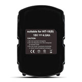 [2 Pack] 18V Li-ion 4.0Ah High Capacity Battery 327730 327731 326240 326241 for Power Tools Hitachi BCL1815 BCL1820 BCL1825 BCL1830 Lithium-Ion 4000mAh HXP Battery Pack Black