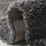 Safavieh California Premium Shag Collection SG151-8484 Dark Grey Area Rug (8' x 10')