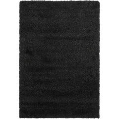 Safavieh California Premium Shag Collection SG151-9090 Black Area Rug (8' x 10')