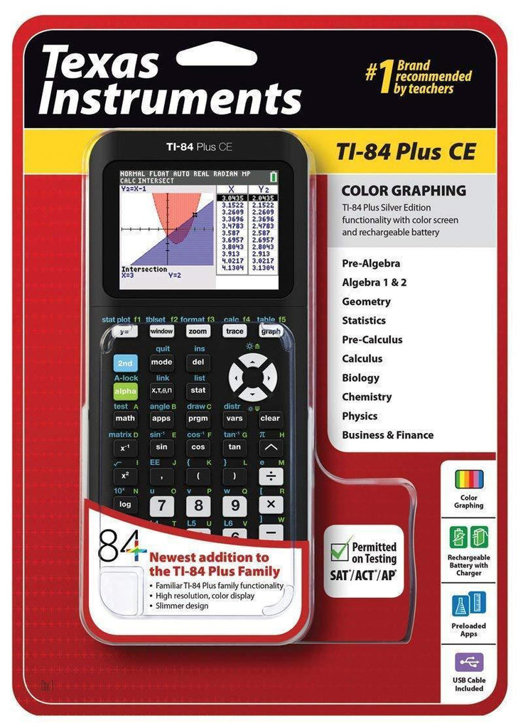 Texas Instruments Ti-84 plus Graphing calculator - Black